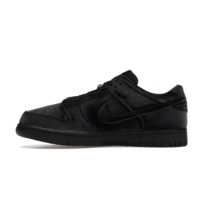 Nike Dunk Low Dover Street Market Triple Black Velvet DH2686-002 01