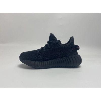 Get adidas Yeezy Boost 350 V2 Black Reflective FU9007 (KID) 01