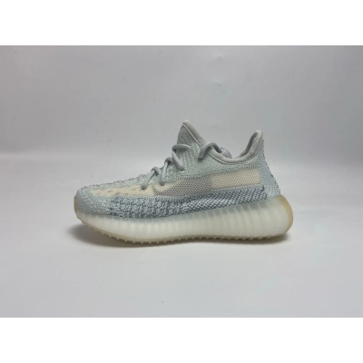 Get adidas Yeezy Boost 350 V2 Cloud White Reflective FT5317 (KID) 01