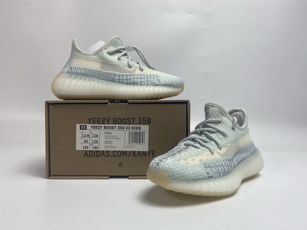 Get adidas Yeezy Boost 350 V2 Cloud White Reflective FT5317 (KID)