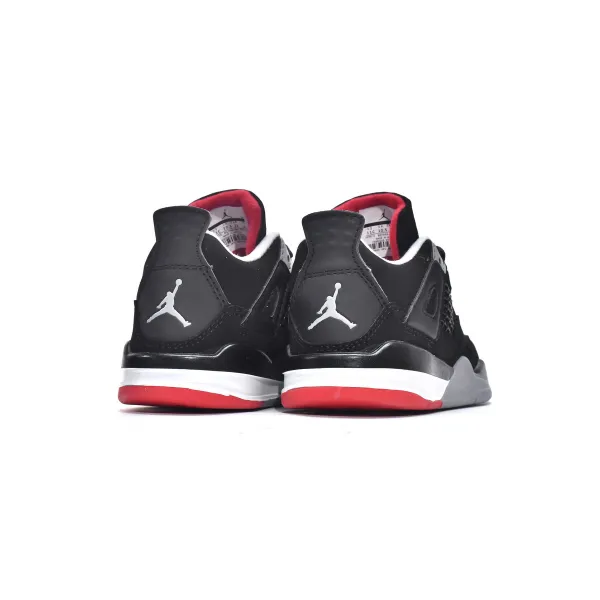 Get Air Jordan 4 Retro PS Bred BQ7660-060 (KID) 