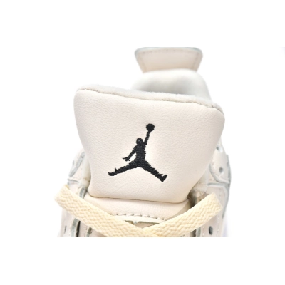Get Air Jordan 4 Retro PS Sail CV9388-100 (KID)  02