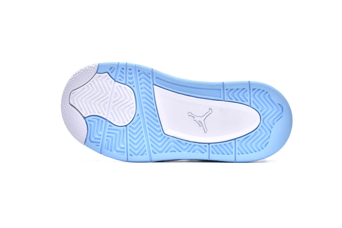 Get Air Jordan 4 Retro PS Sky Blue CV9388-004 (KID) 