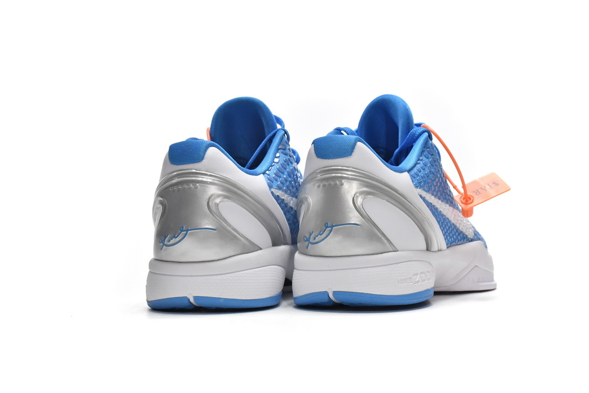 Get Nike Zoom Kobe VI TB North Carolina blue 454142-004