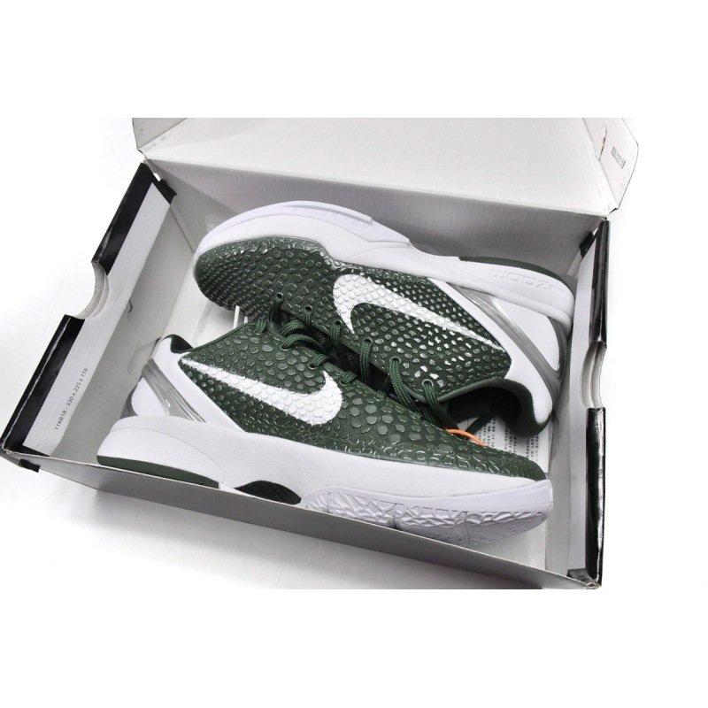 Get Nike Zoom Kobe VI TB Dark Green 454142-300