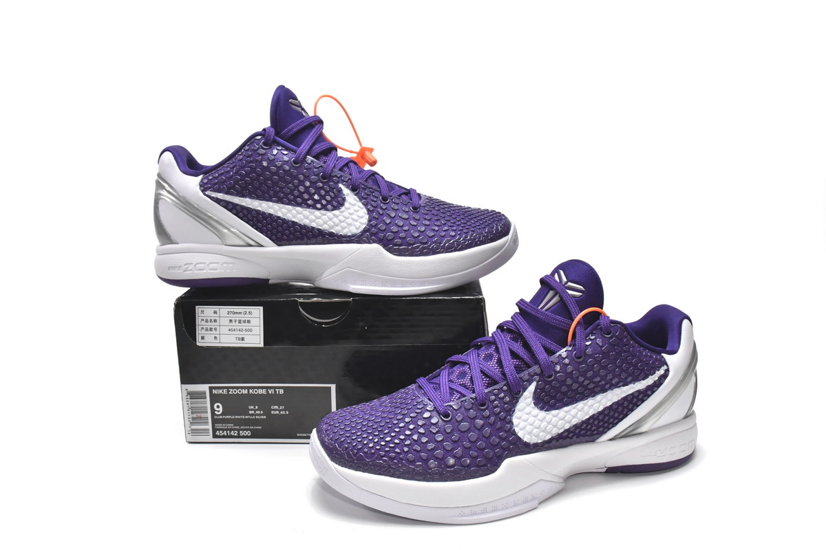 Get Nike Zoom Kobe VI TB Purple 454142-500