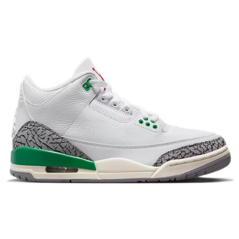 Get Air Jordan 3 WMNS "Lucky Green" CK9246-136