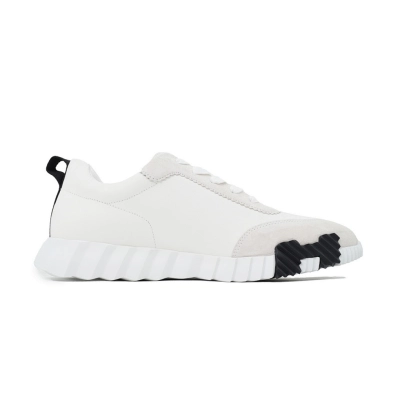 Get Hermes Bouncing Sneaker Blanc & Black Label 02