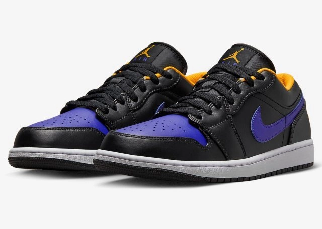 Monica Sneakers Tell You AIR JORDAN 1 LOW appears in "BLACK CONCORD"