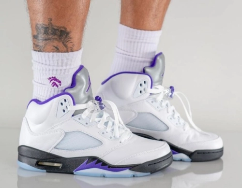 Monica Sneakers Tell You Foot image of AIR JORDAN 5 "CONCORD"