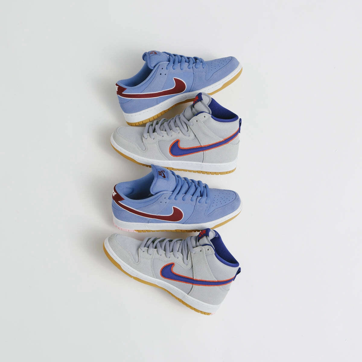 Monica Sneakers Tell You Nike SB MLB Dunks - 'Bubble Gum' Set
