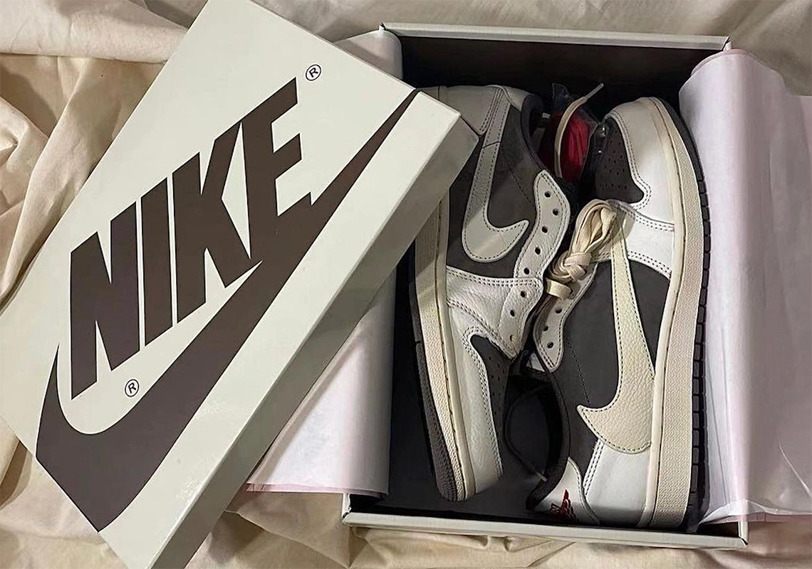 Monica Sneakers Tell You Travis Scott x Air Jordan 1 Low OG "Reverse Mocha" Releases July 21st
