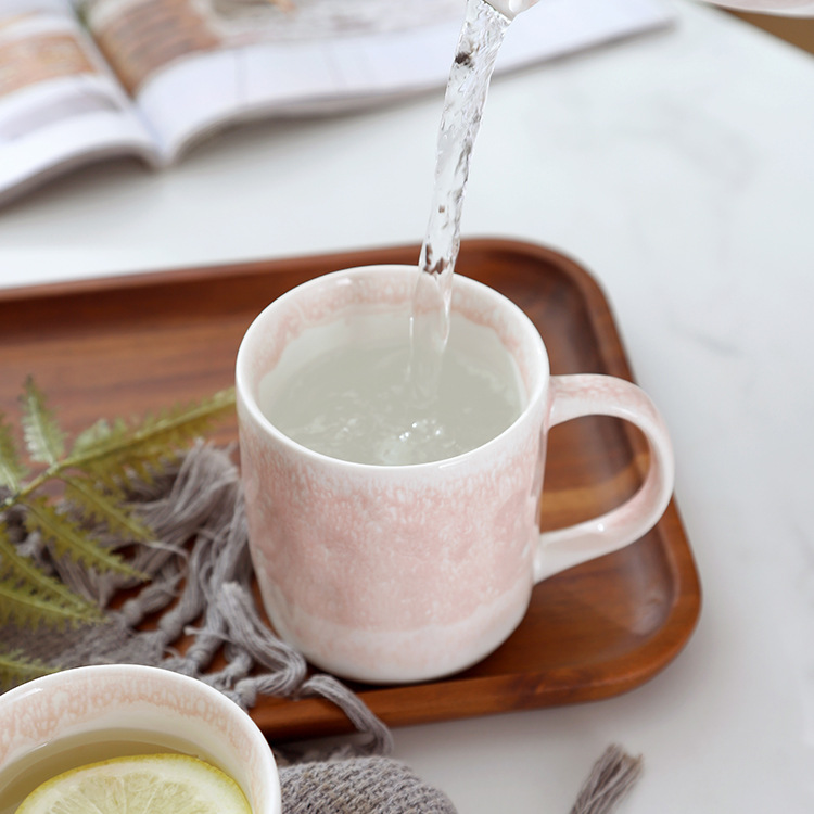creative vintage mug for household use, suitable for couples, featuring Nordic underglaze color, high-temperature resistant ceramic cup