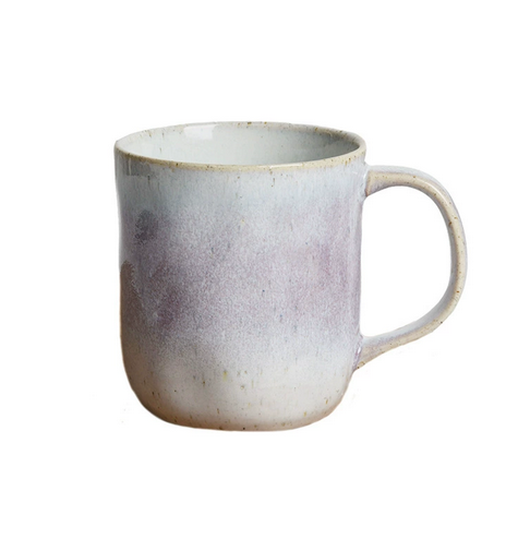 Handcrafted Textured Ceramic Mug – Stunning Gradient Glaze, Creative Home Use Coffee Cup