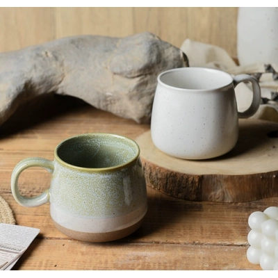 Nordic Vintage Handmade Ceramic Mug – Large Capacity Water Cup for Home Use  01