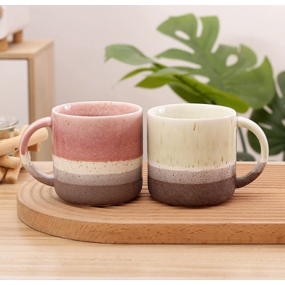 Trending Creative Ceramic Mug – Multilayer Glaze Reaction, High-Quality Ceramic Coffee Cup for Women 01