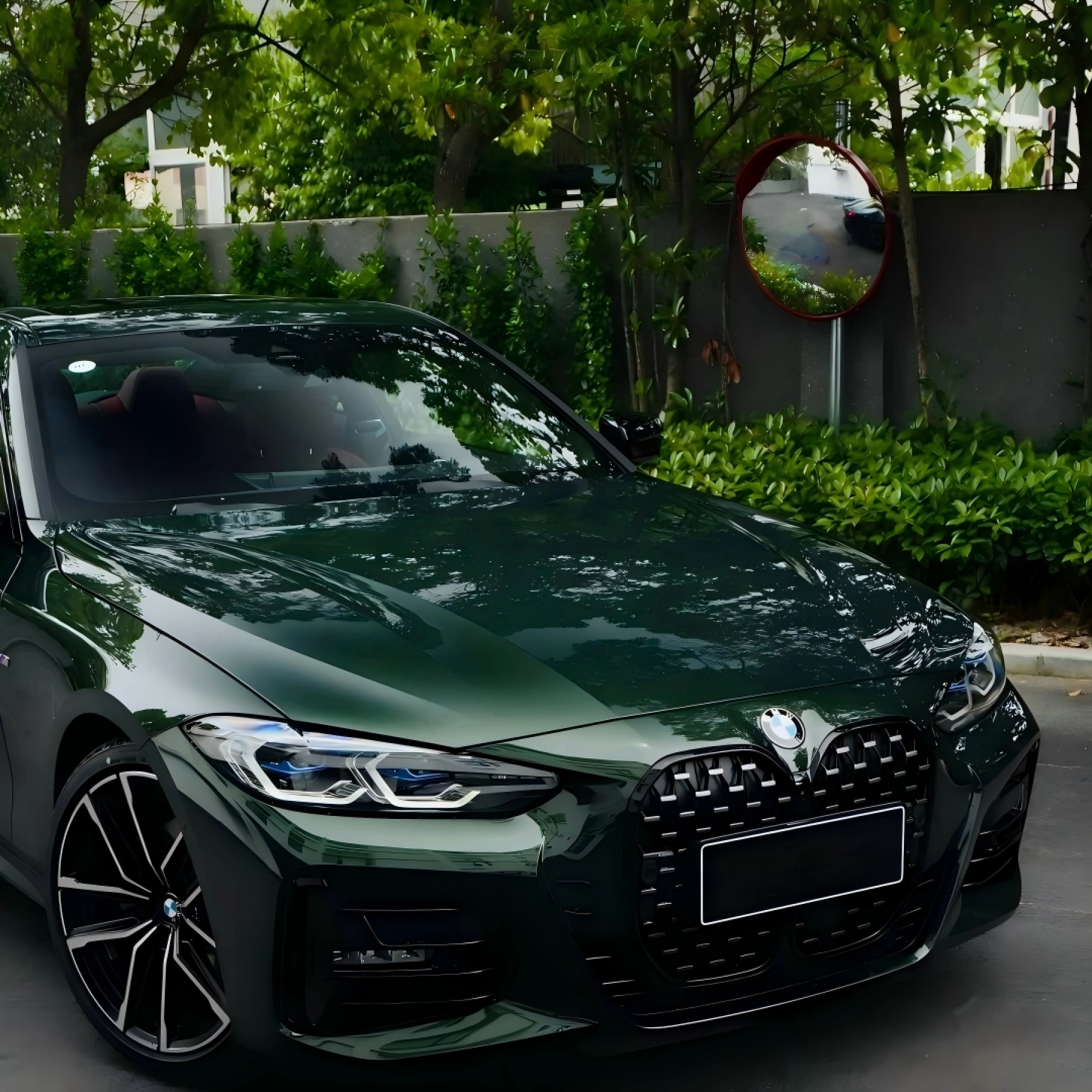 Gloss Metallic Royal Green Car Vinyl Wrap PET