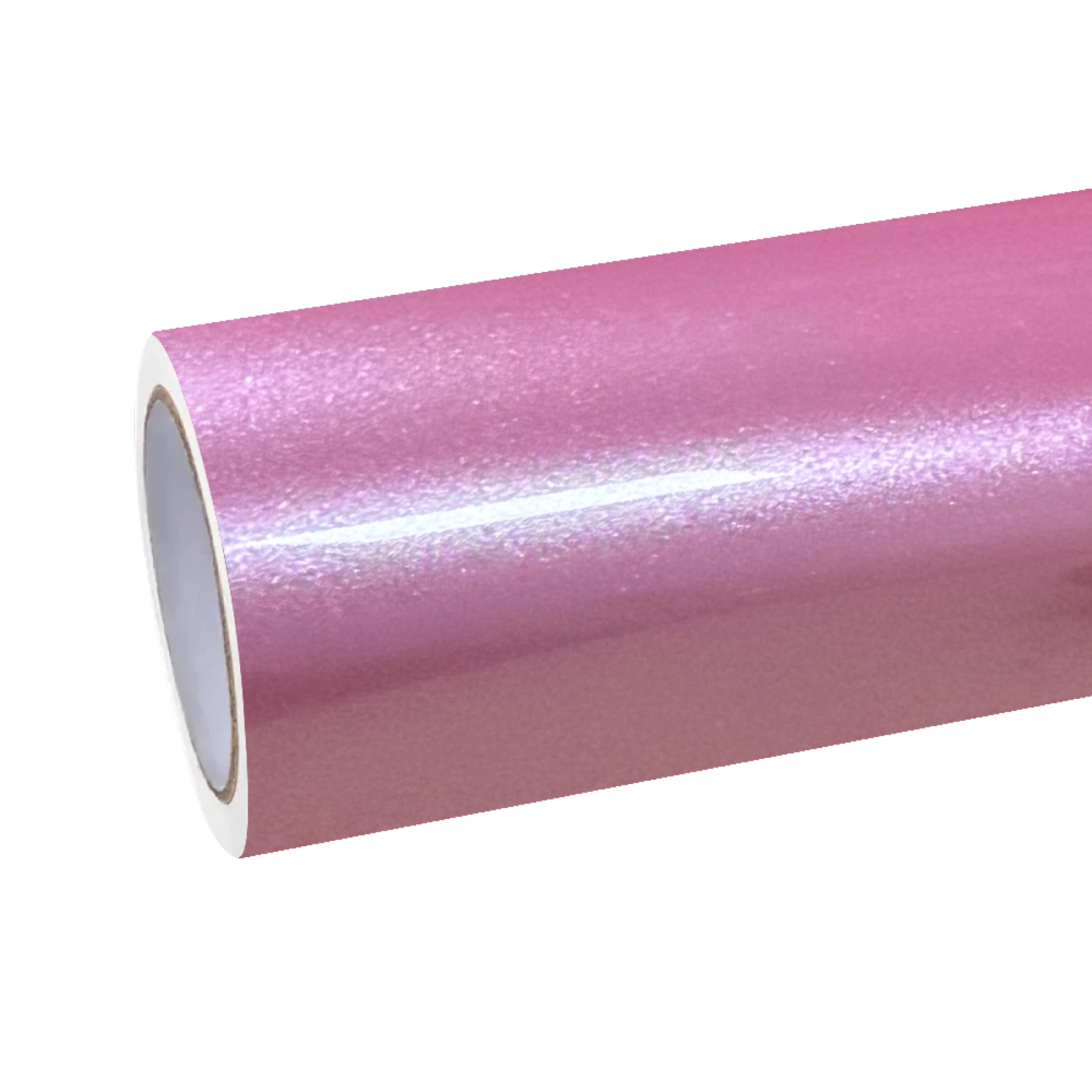 Glossy Metallic Shell Pink Car Vinyl Wrap PET