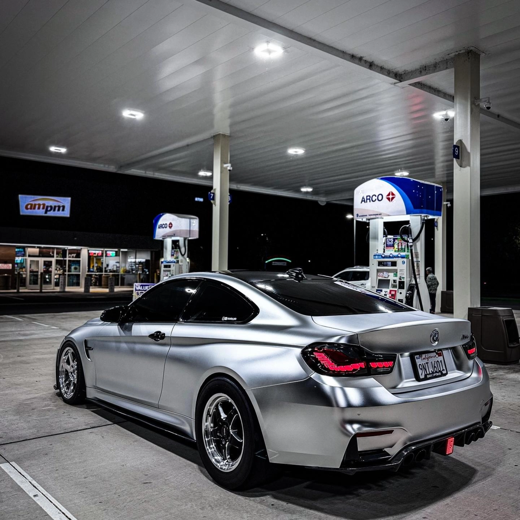 Matte Satin Chrome Silver Car Vinyl Wrap | Satin Chrome X Silver Car Wrap