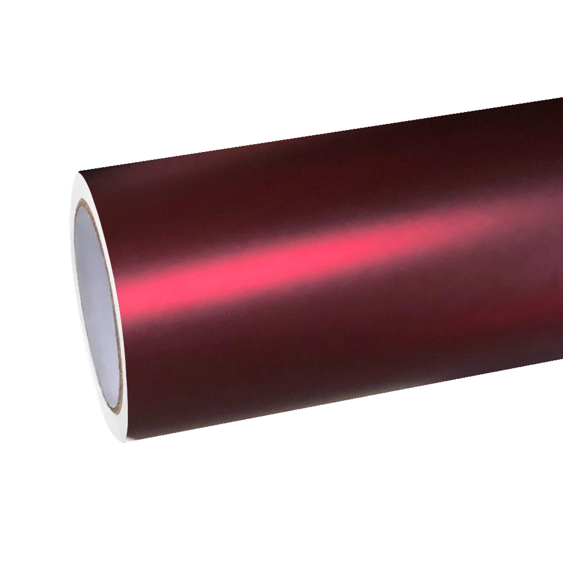 Satin Chrome Metallic Romanee Red Vinyl Wrap | Satin Romanee Red Metallic Chrome