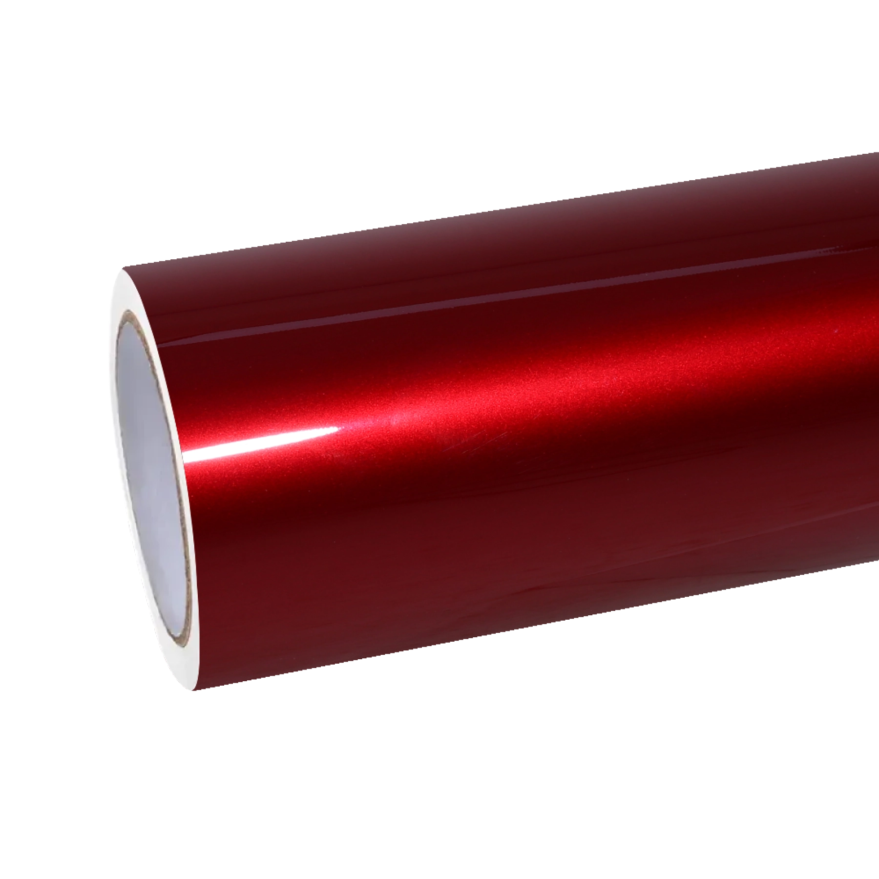 Gloss Metallic Cherry Red Car Vinyl Wrap PET