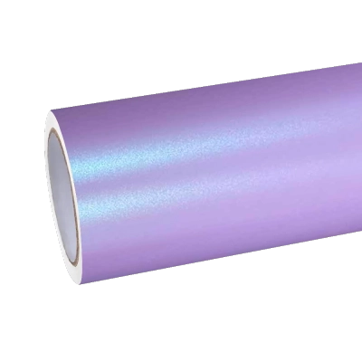 Matte Chameleon Glacial Frost Purple Car Vinyl Wrap PET 01