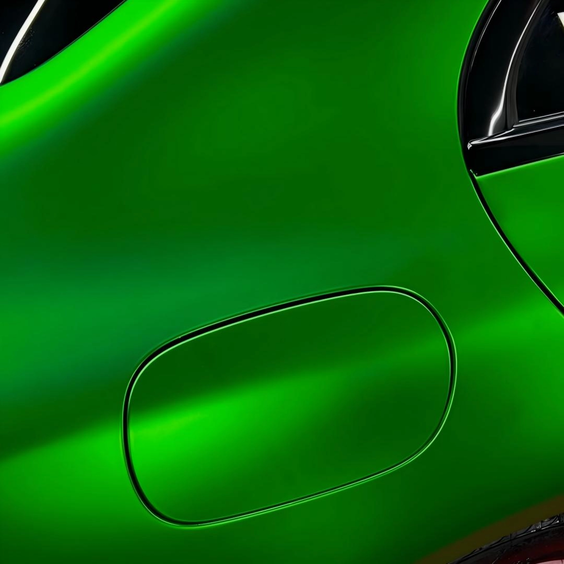 Matte Chrome Green Car Vinyl Wrap