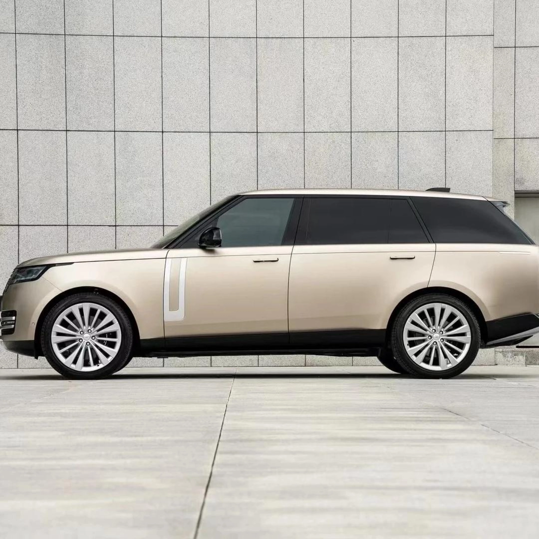 Matte Satin Metallic Champagne Gold Car Wrap PET
