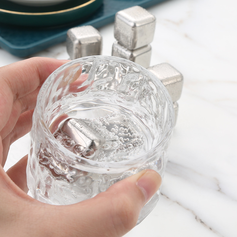 304 stainless steel ice cubes, ice cream, tartar set, beer drinks, whiskey utensils, recyclable metal