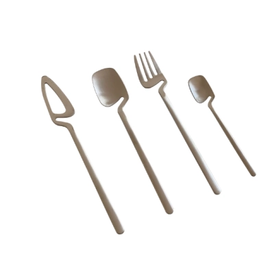 Korean ins style niche design can hang the edge knife, fork and spoon 304 stainless steel creative Nordic Japanese simple tableware 02