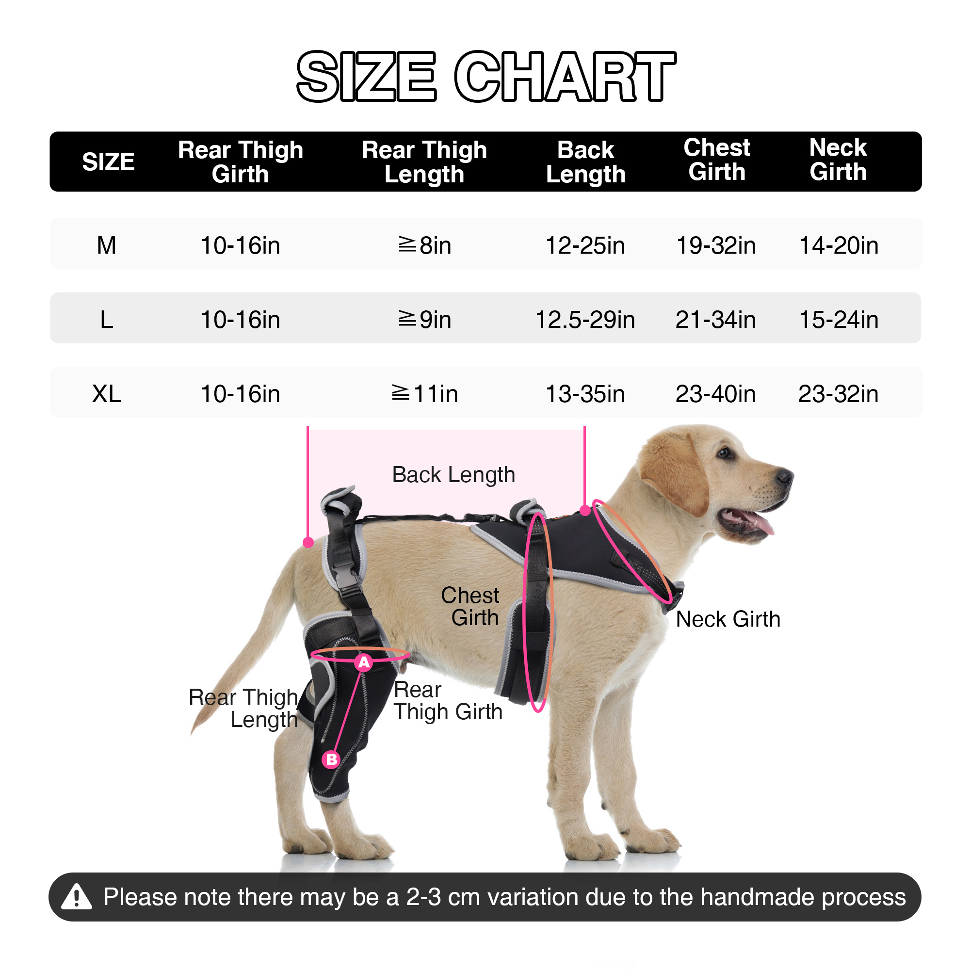 Lispoo Adjustable Dog Rear Leg Brace