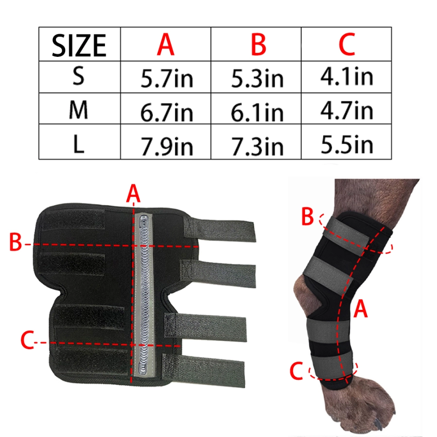 Lispoo Dog Hock (Tarsal) Support Brace