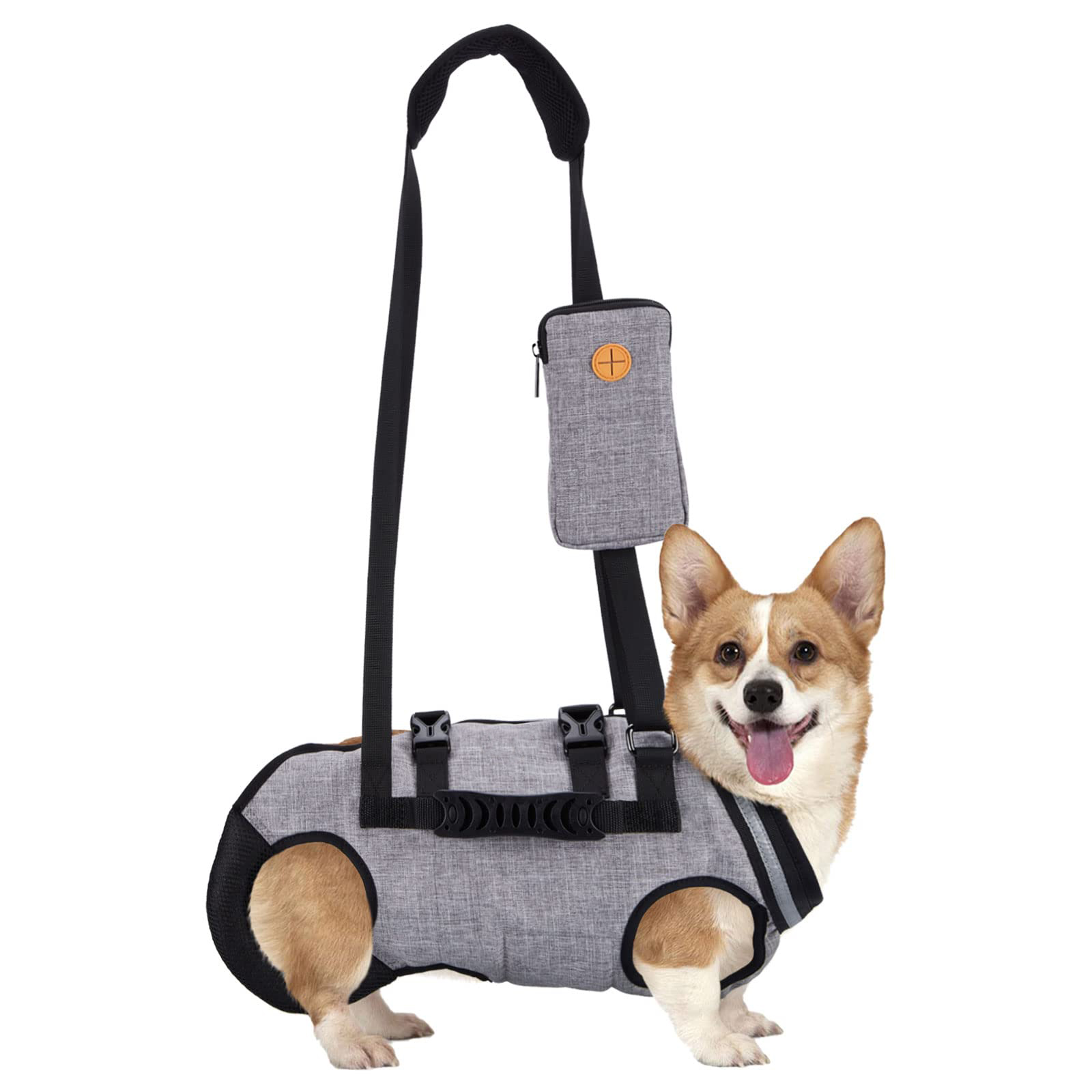 Lispoo Full Body Dog Lifting Harness with Storage Bag