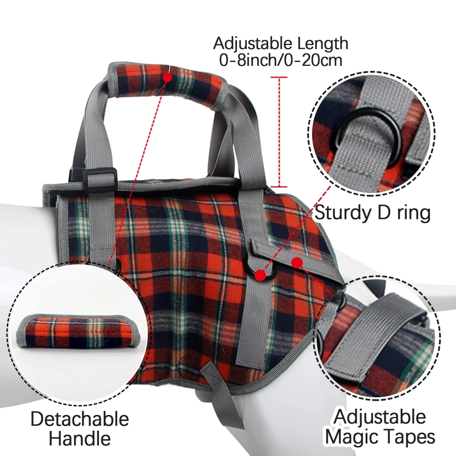 Lispoo Dog Mobility Lift Harness for Hind Legs 