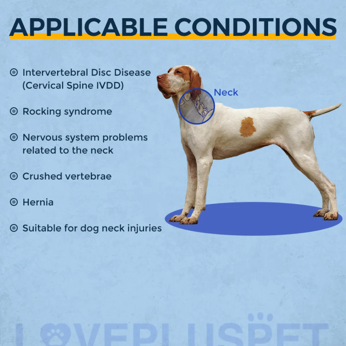 Lispoo Dog Neck Brace Collar