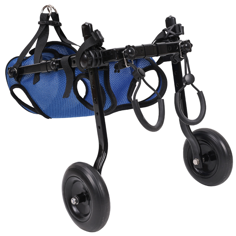 Lispoo Rear-Leg Dog Wheelchair with Vest Harness