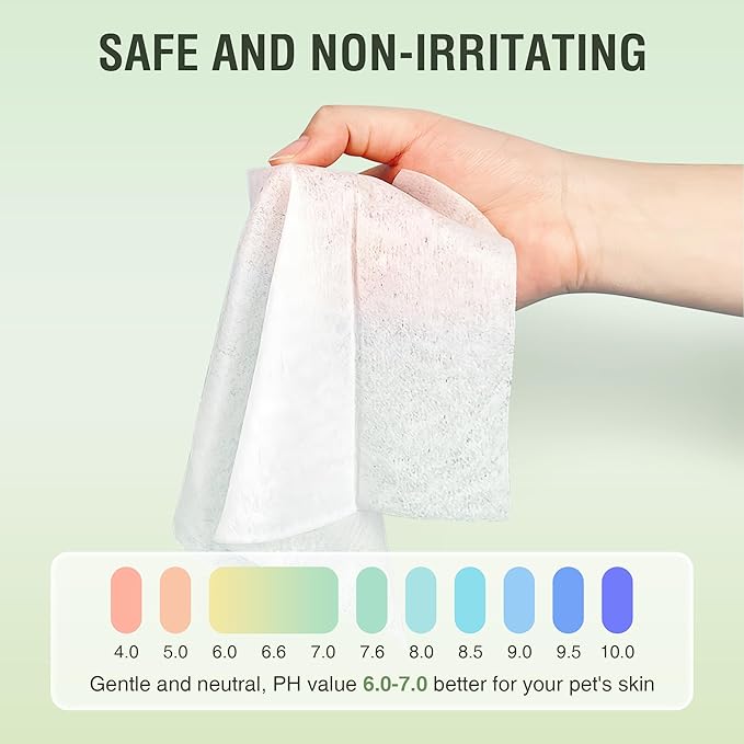 Lispoo Travel Pet Wipes (10 Count) 