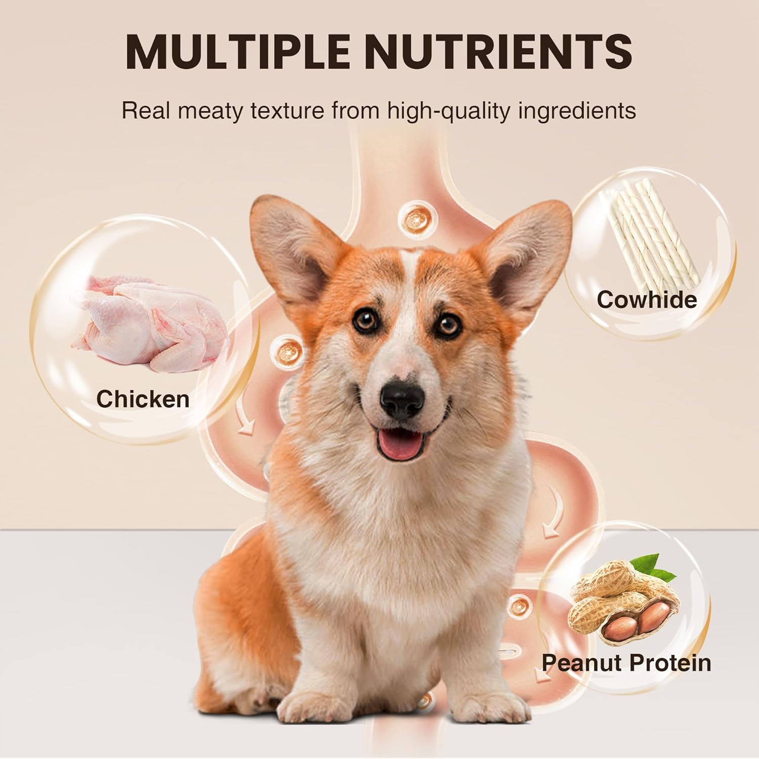 Lispoo Likable Chewy Relish Chicken-Wrapped Twist Sticks