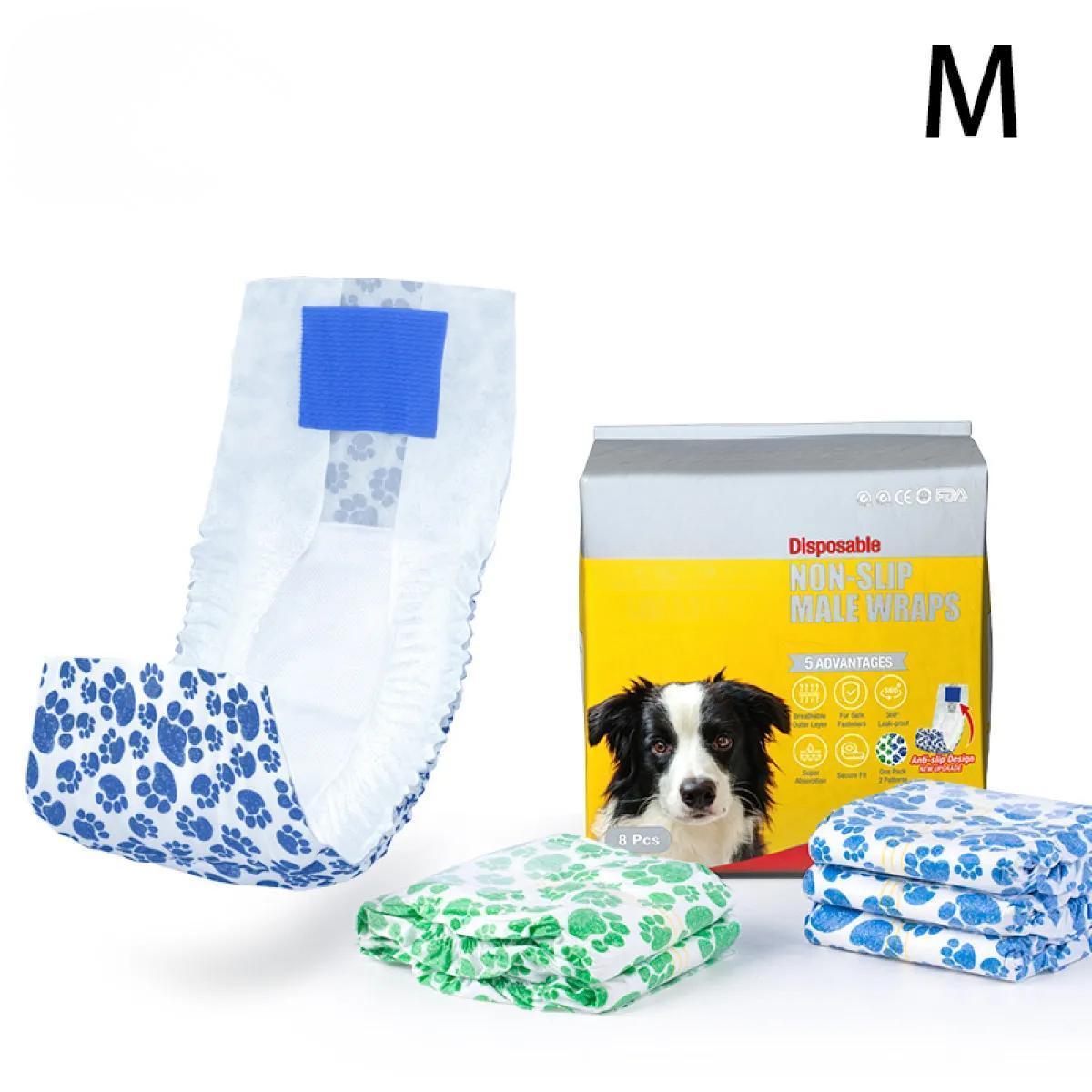 Lispoo Best Male Dog Diapers for Incontinence, Leak-Proof, Comfort Fit