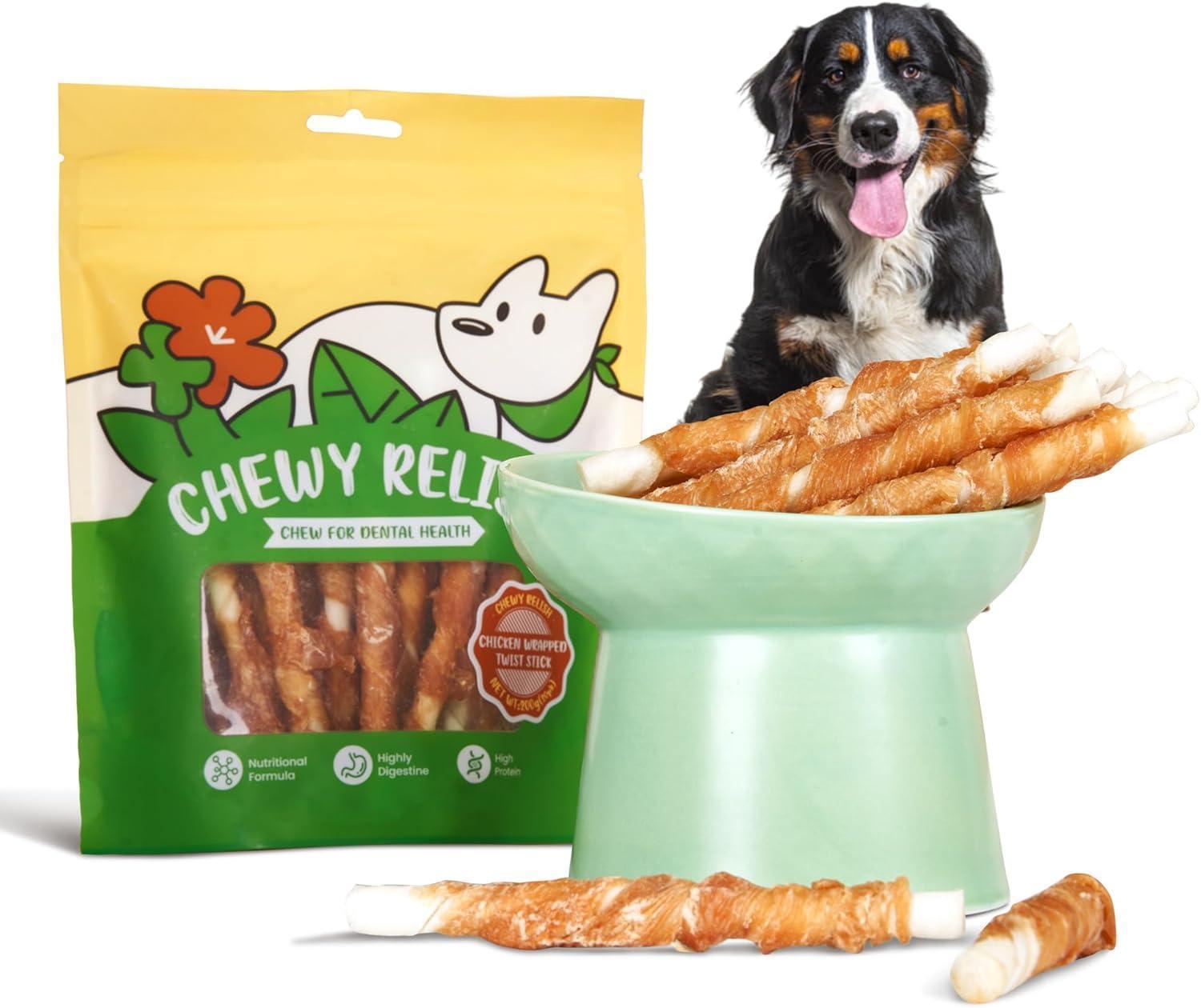 Lispoo Likable Chewy Relish Chicken-Wrapped Twist Sticks