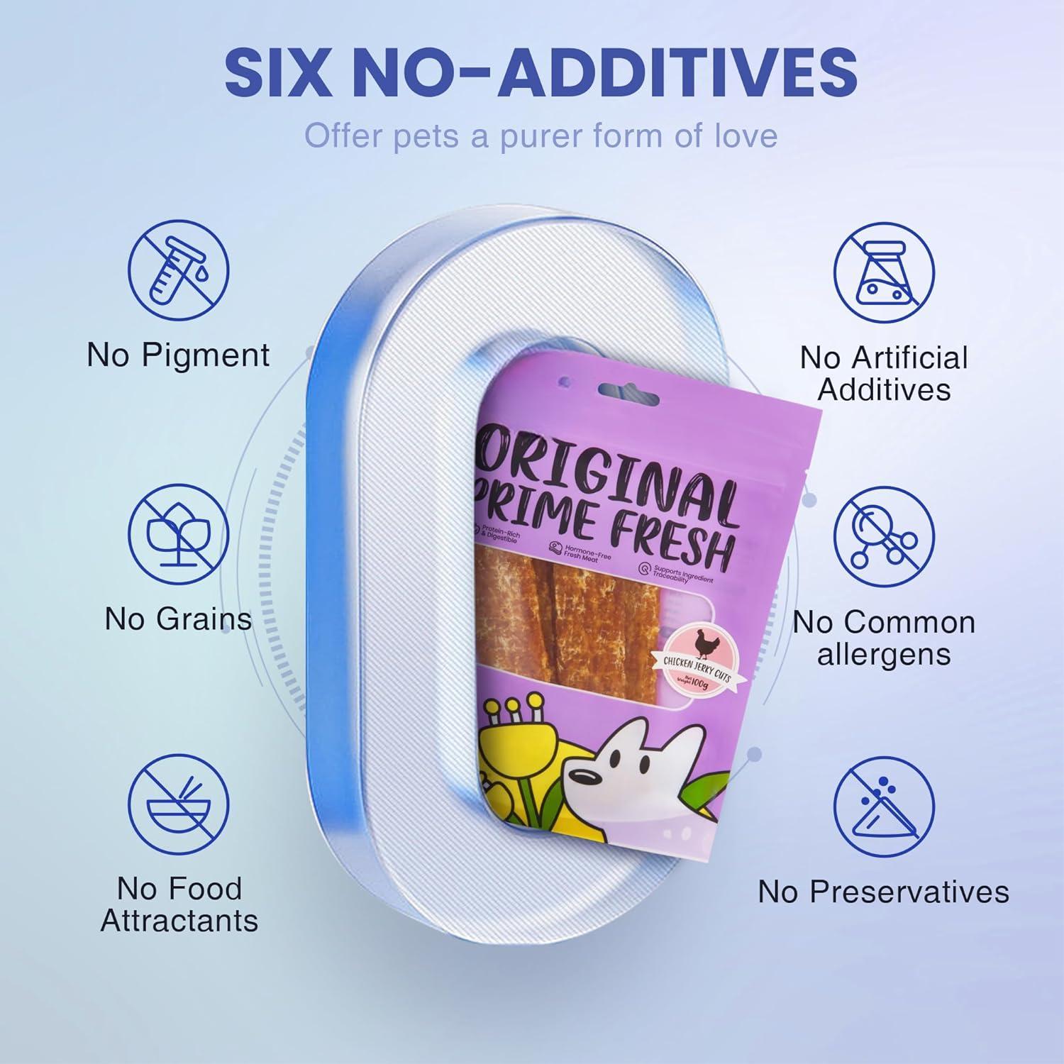 Lispoo Likable Original Prime Fresh Jerky Cuts for Dogs