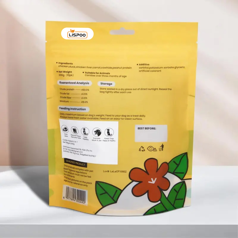 Lispoo Likable Chewy Relish Dog Dental Chews 5-in-1 Combo Kabob Sticks