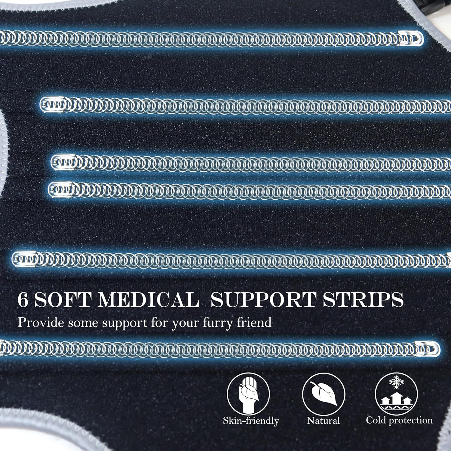 Lispoo Dog Back Brace for IVDD & Spine Support