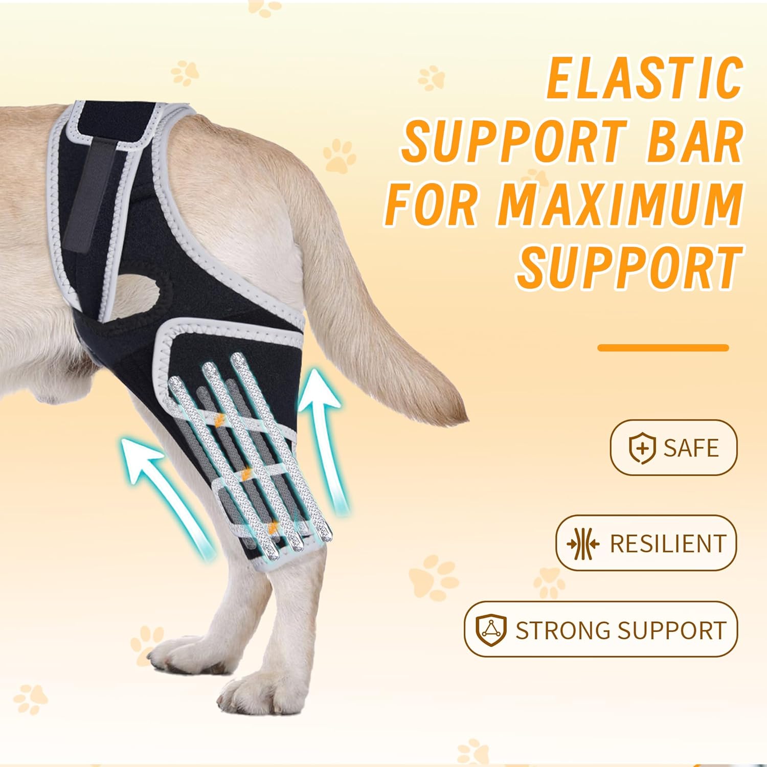 Lispoo Dog Knee Brace for Torn ACL Hind Leg