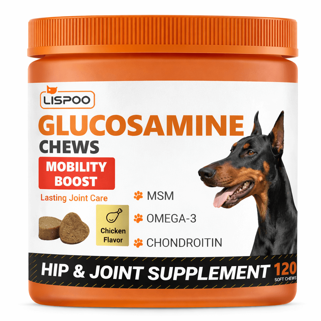 LISPOO Glucosamine Chews for Dogs