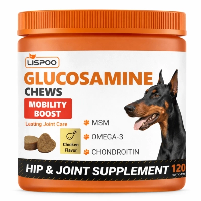 LISPOO Glucosamine Chews for Dogs 01