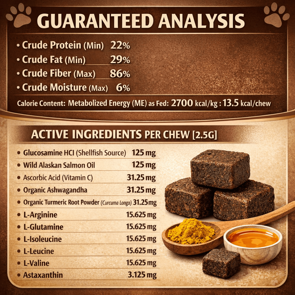 LISPOO Power Chews for Muscle Gain (11-in-1)