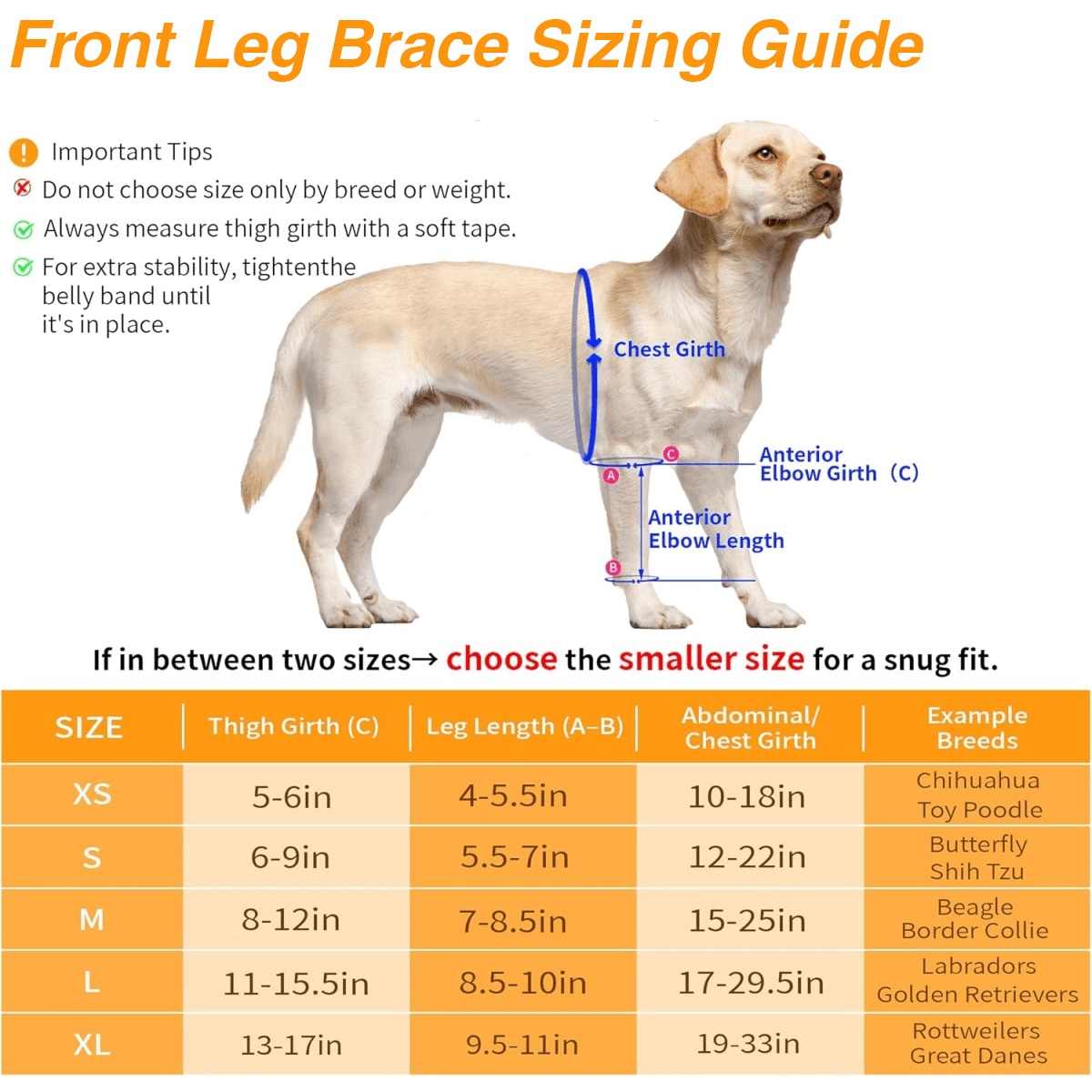 Lispoo Universal Dog Leg Brace