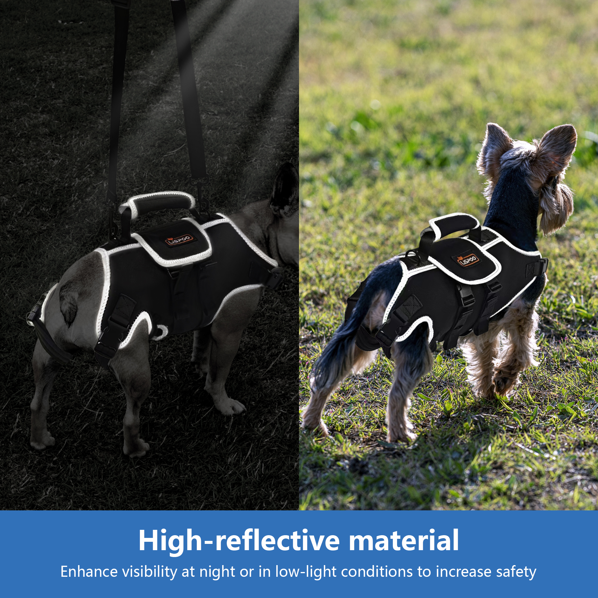 Lispoo Dog Harness Lift Assist