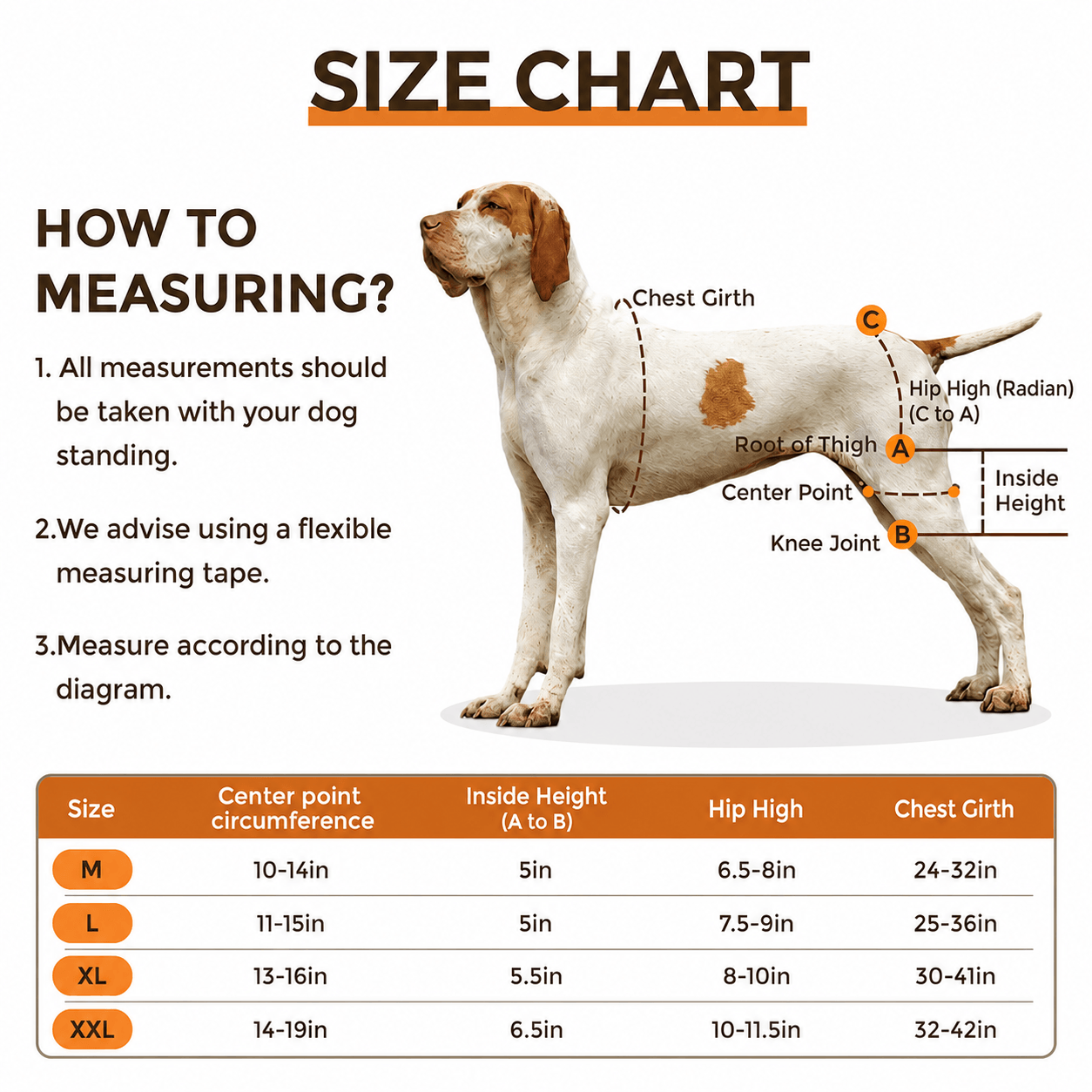 Lispoo Dog Hip Support Brace with Lift Handle